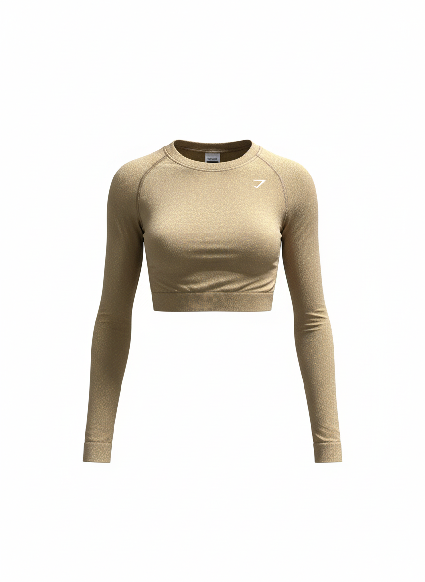 Gym Shark Gold Crop - s